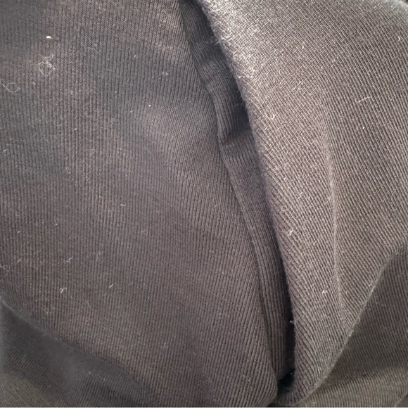 Aritiza Wilfred Market Square Neck A-line Jersey Black Midi Tank Dress - Picture 3 of 6